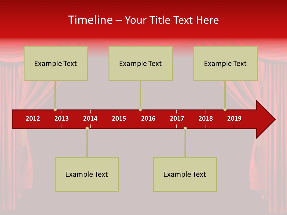 Drama Stage Act PowerPoint Template