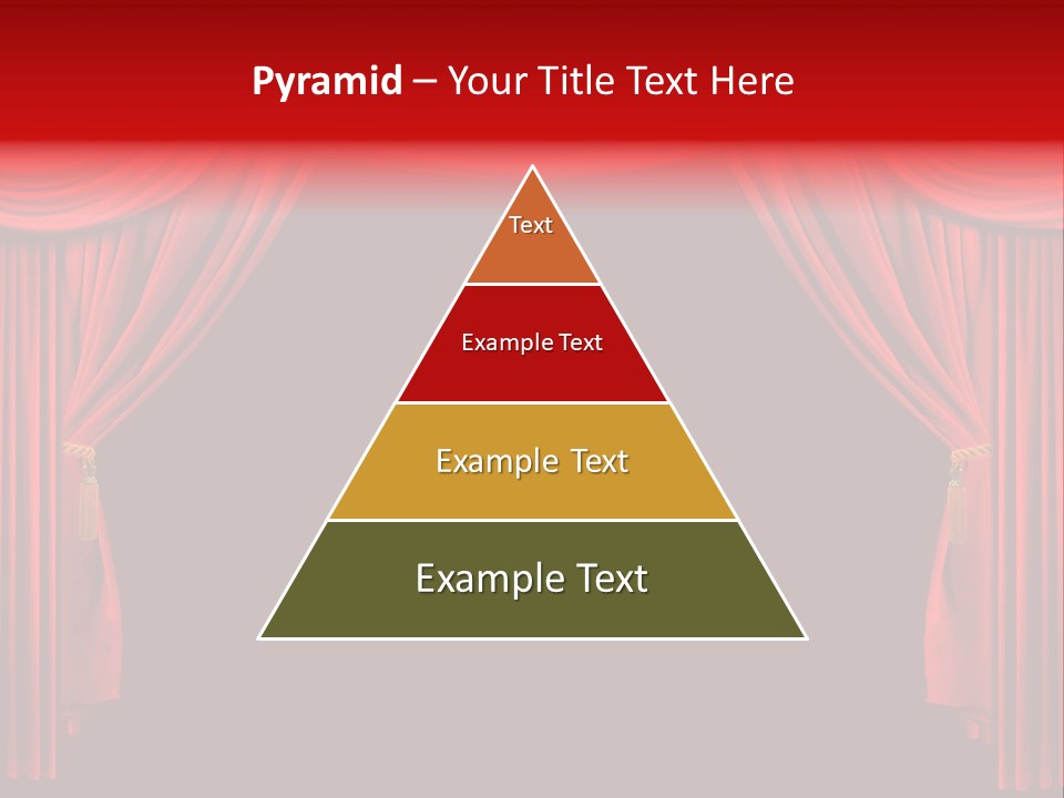 Drama Stage Act PowerPoint Template