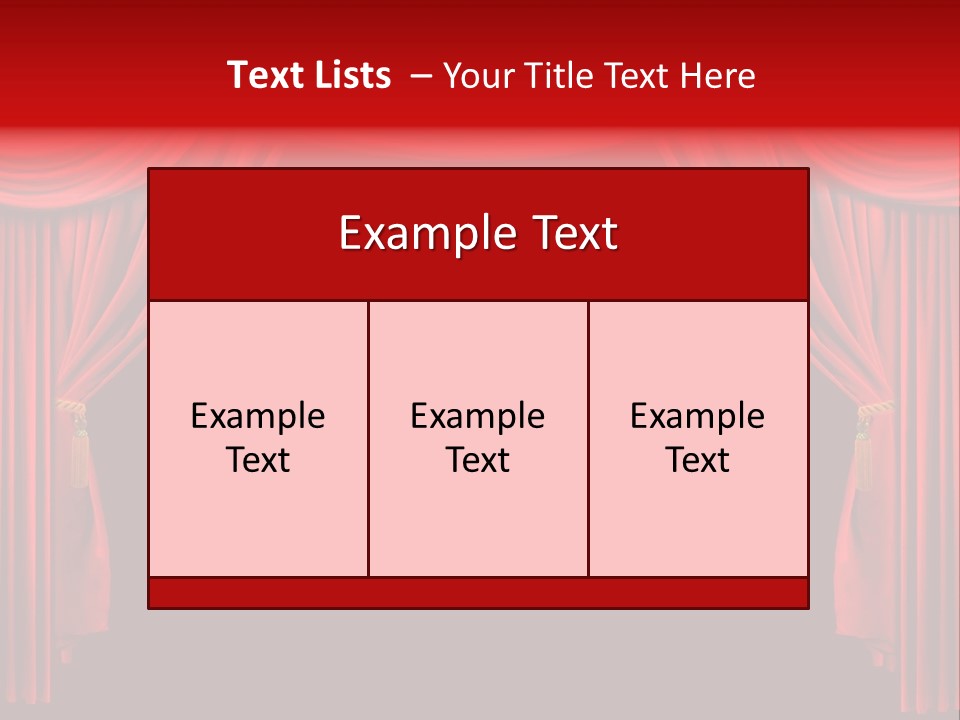 Drama Stage Act PowerPoint Template