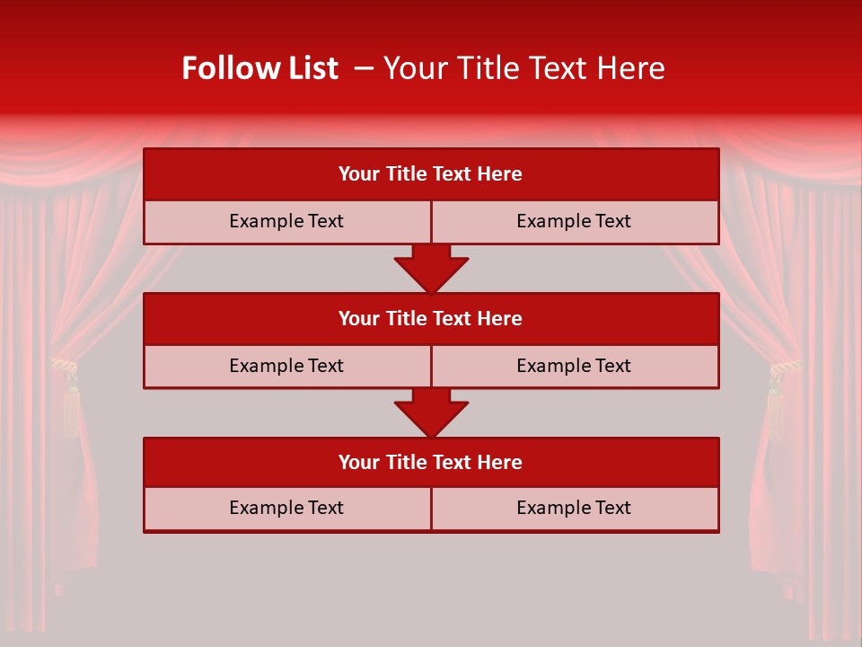 Drama Stage Act PowerPoint Template