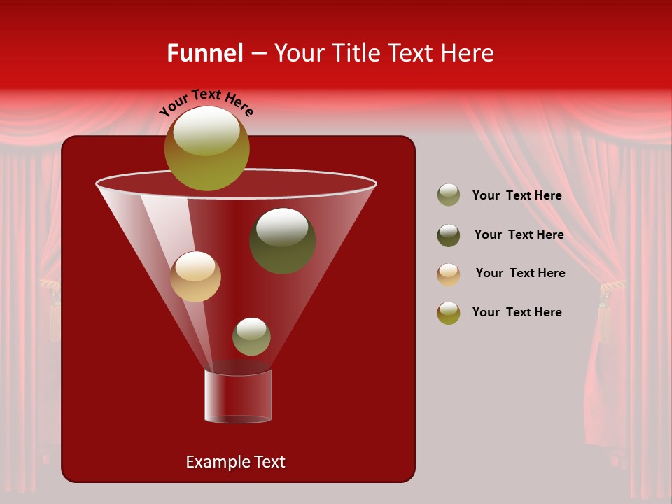 Drama Stage Act PowerPoint Template