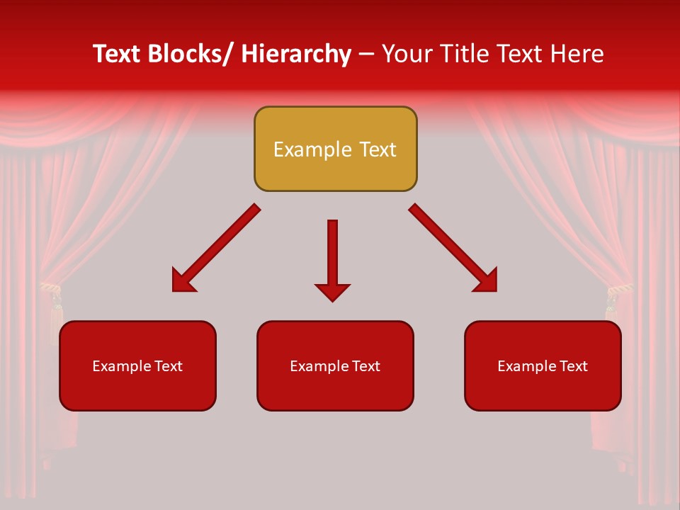 Drama Stage Act PowerPoint Template