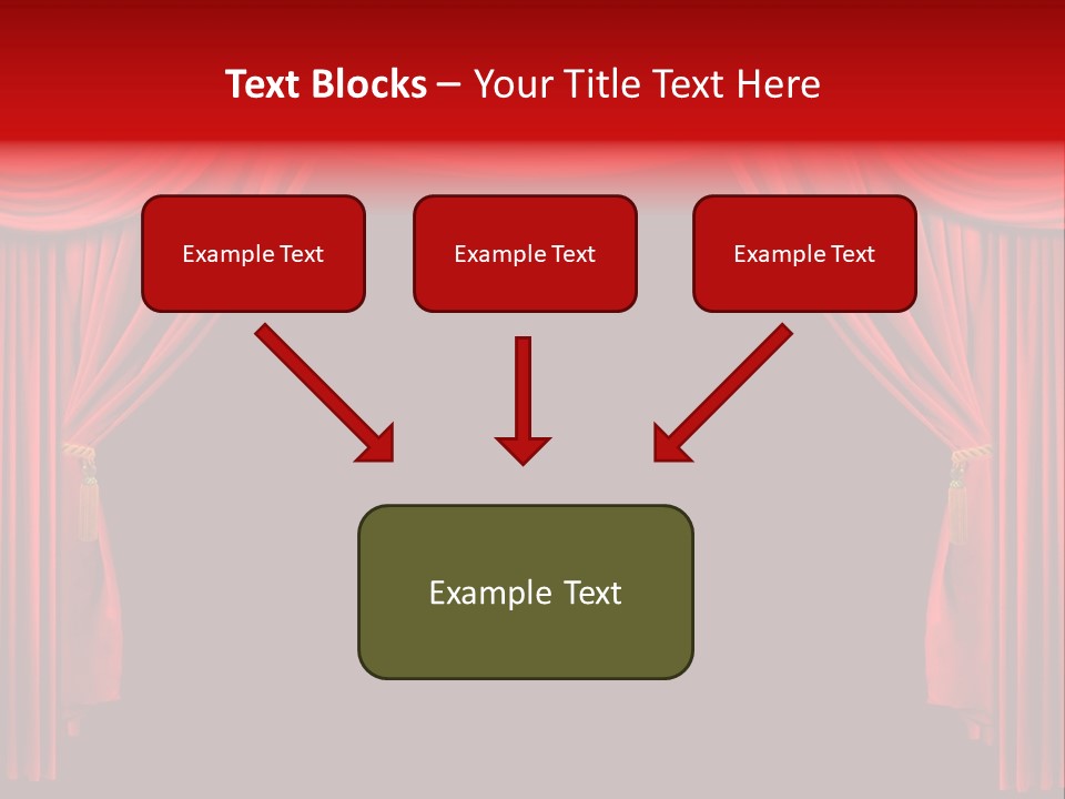 Drama Stage Act PowerPoint Template