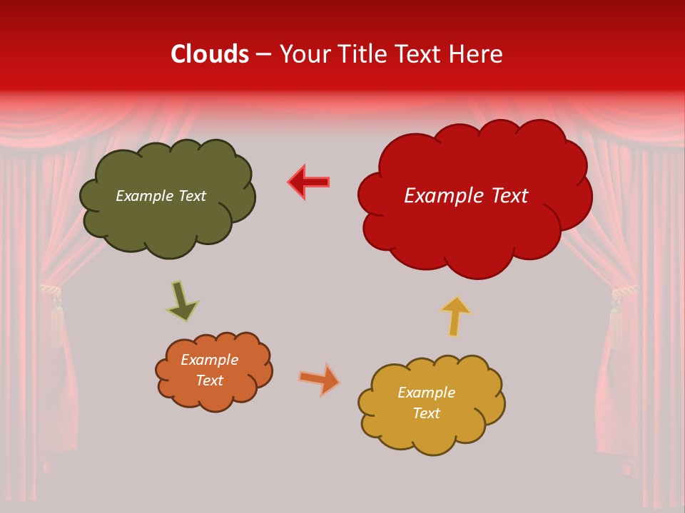 Drama Stage Act PowerPoint Template