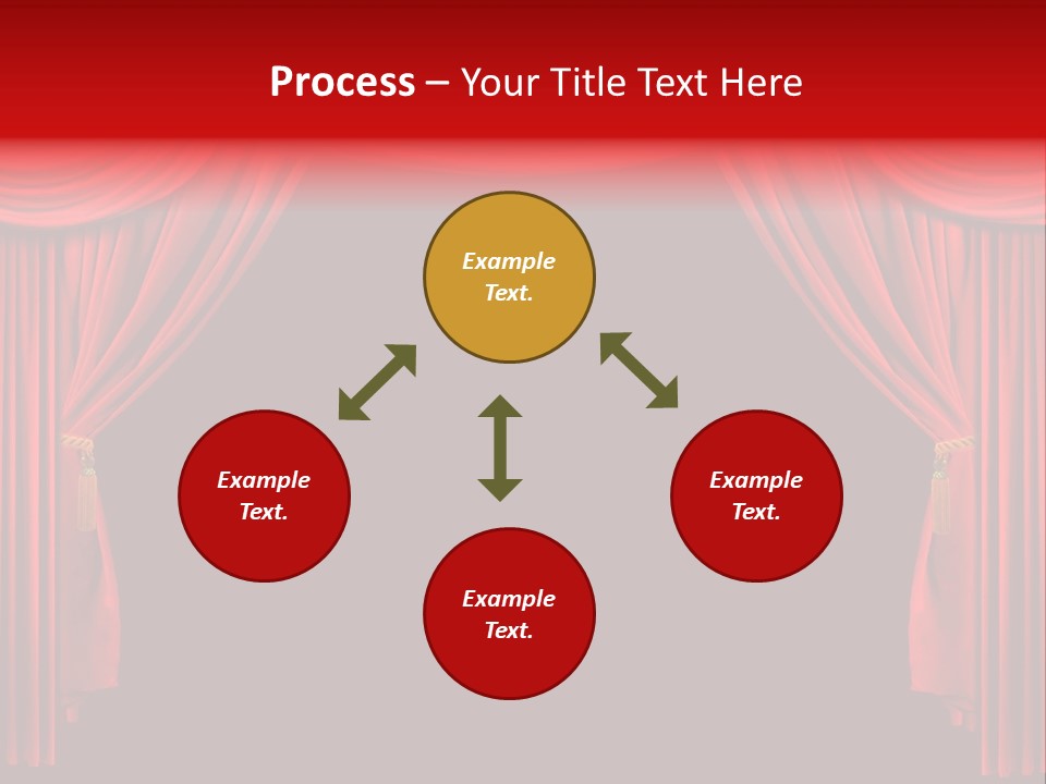 Drama Stage Act PowerPoint Template