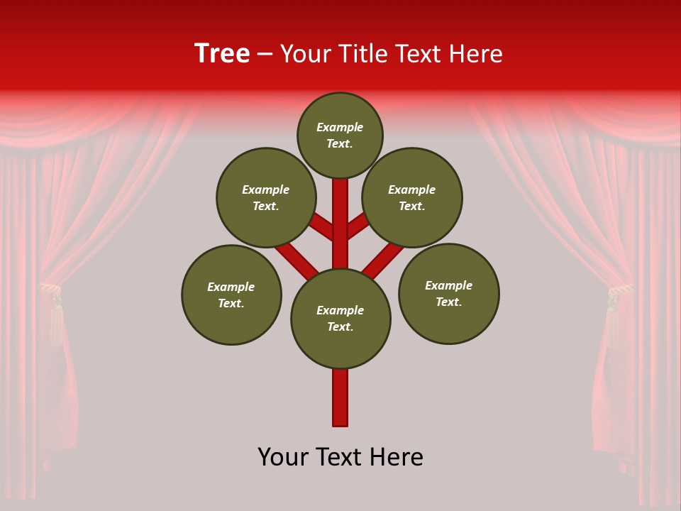 Drama Stage Act PowerPoint Template