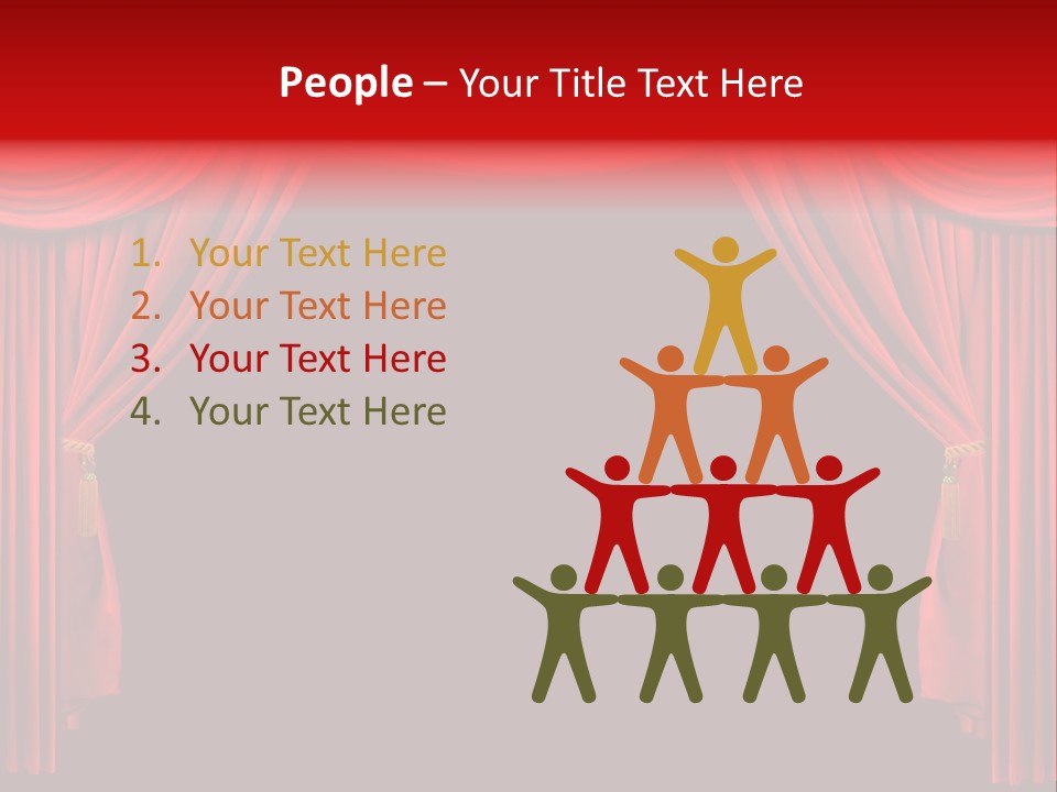 Drama Stage Act PowerPoint Template