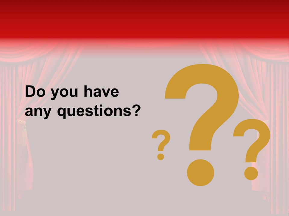 Drama Stage Act PowerPoint Template