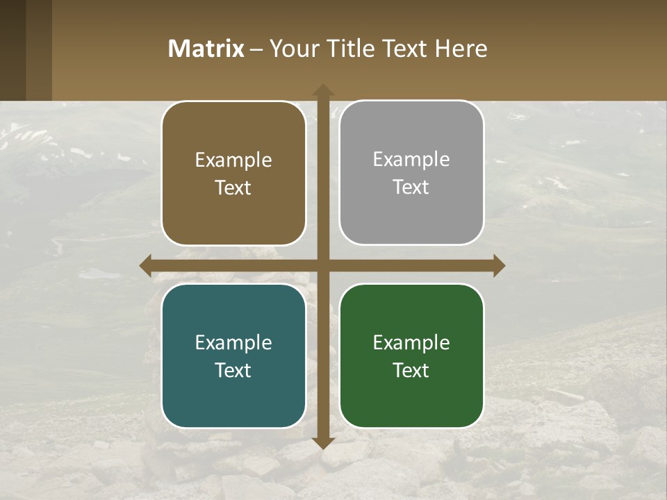 Vista Range Altitude PowerPoint Template