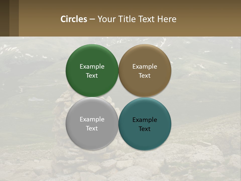 Vista Range Altitude PowerPoint Template