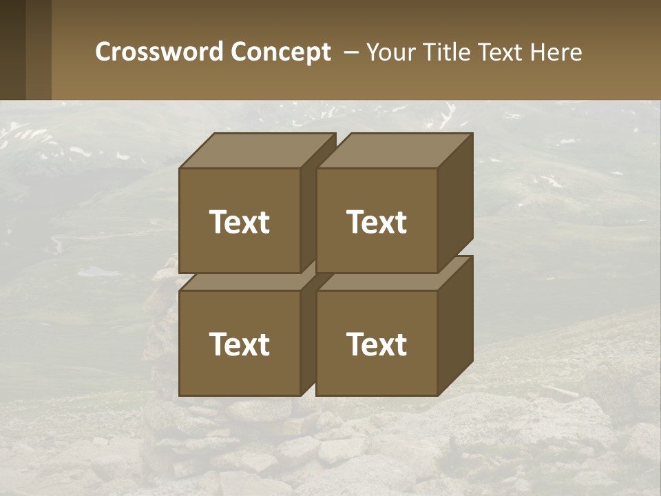 Vista Range Altitude PowerPoint Template