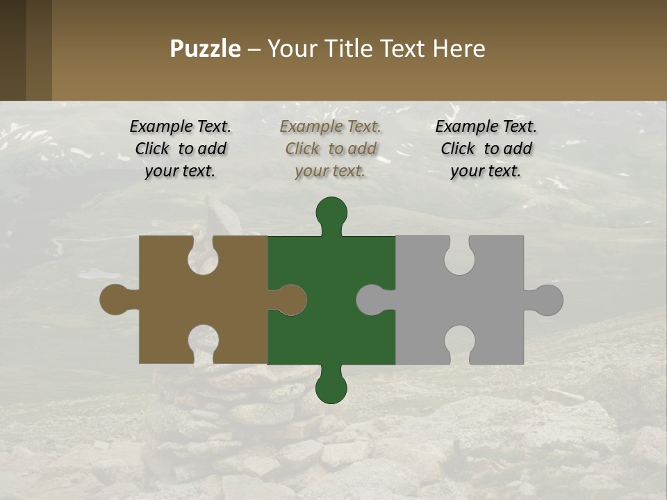 Vista Range Altitude PowerPoint Template