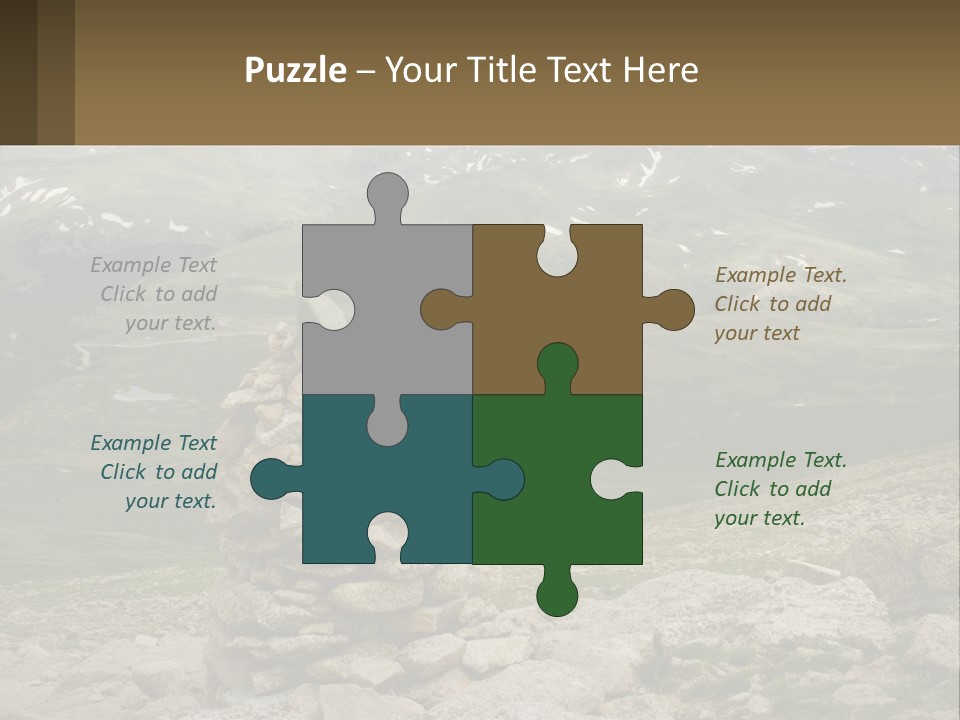 Vista Range Altitude PowerPoint Template