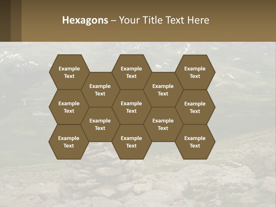 Vista Range Altitude PowerPoint Template