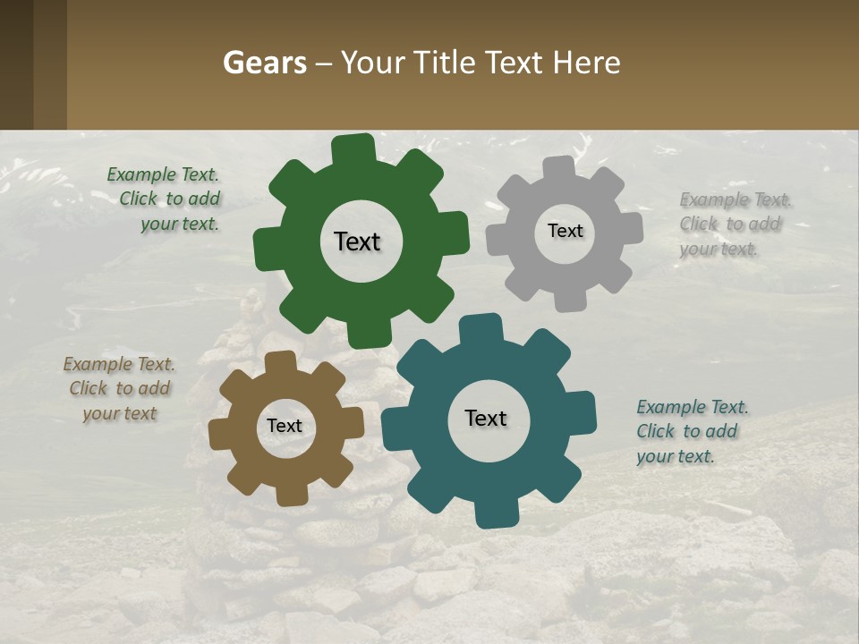 Vista Range Altitude PowerPoint Template