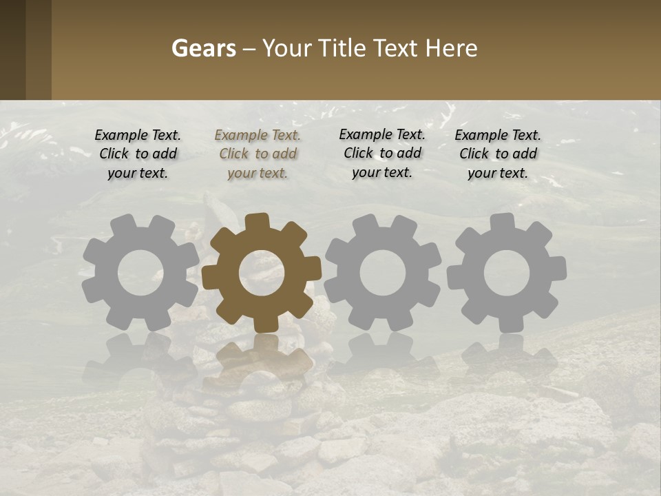 Vista Range Altitude PowerPoint Template