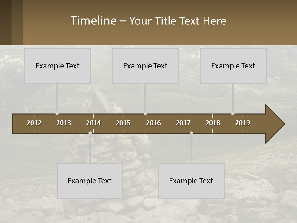 Vista Range Altitude PowerPoint Template