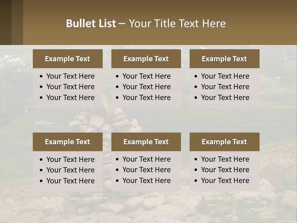 Vista Range Altitude PowerPoint Template
