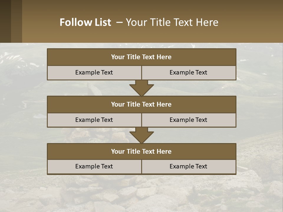 Vista Range Altitude PowerPoint Template