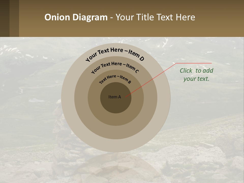 Vista Range Altitude PowerPoint Template