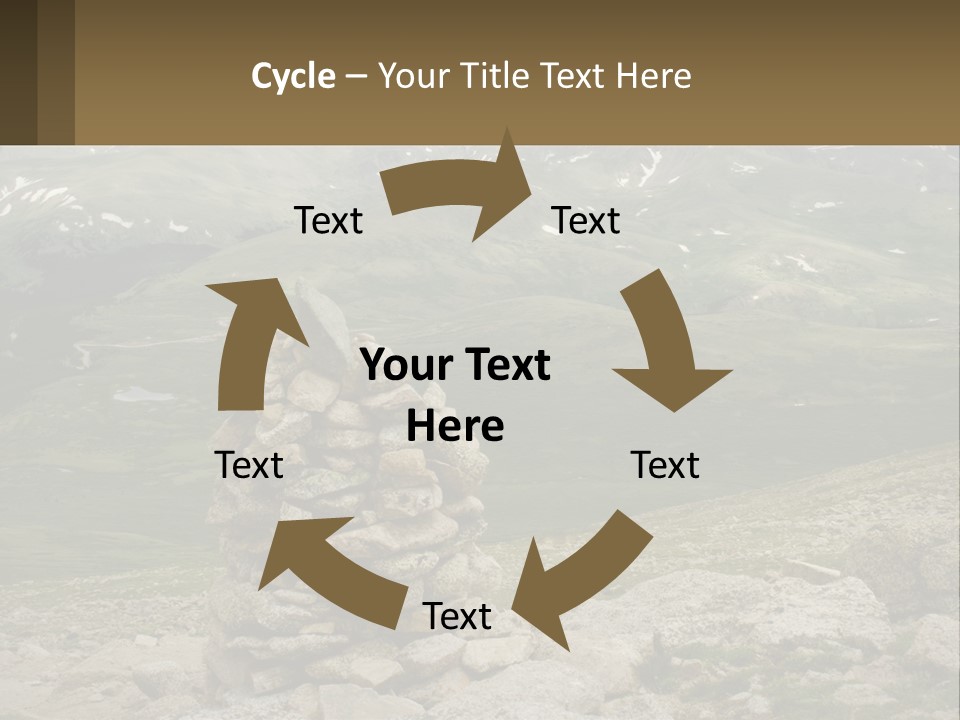 Vista Range Altitude PowerPoint Template
