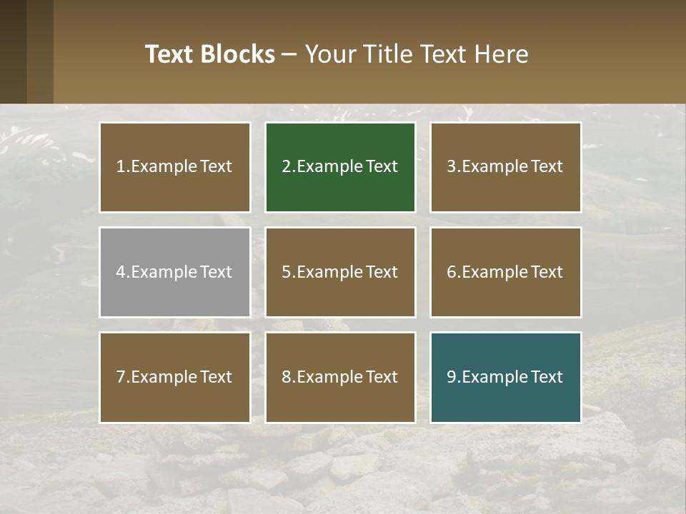 Vista Range Altitude PowerPoint Template