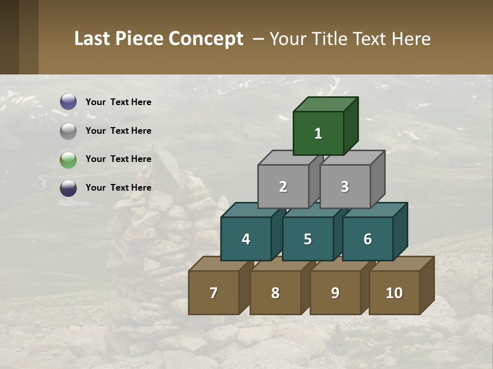 Vista Range Altitude PowerPoint Template