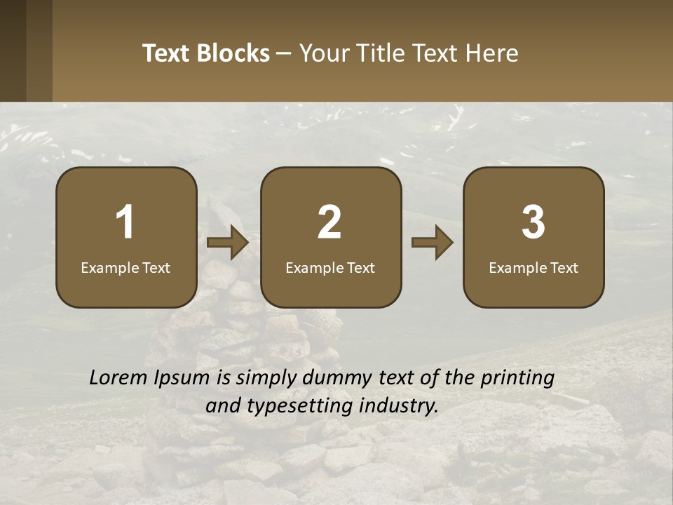 Vista Range Altitude PowerPoint Template