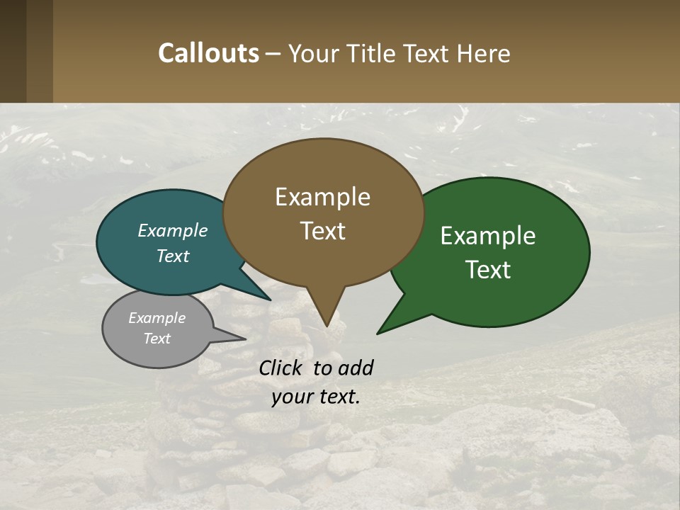 Vista Range Altitude PowerPoint Template