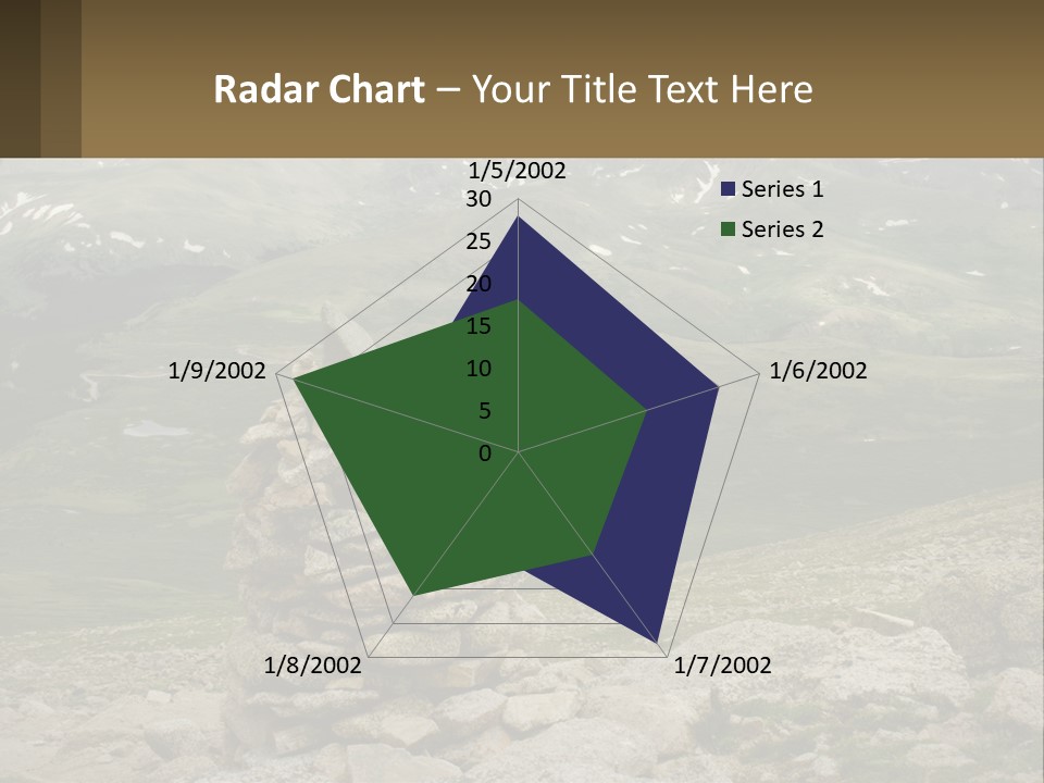Vista Range Altitude PowerPoint Template