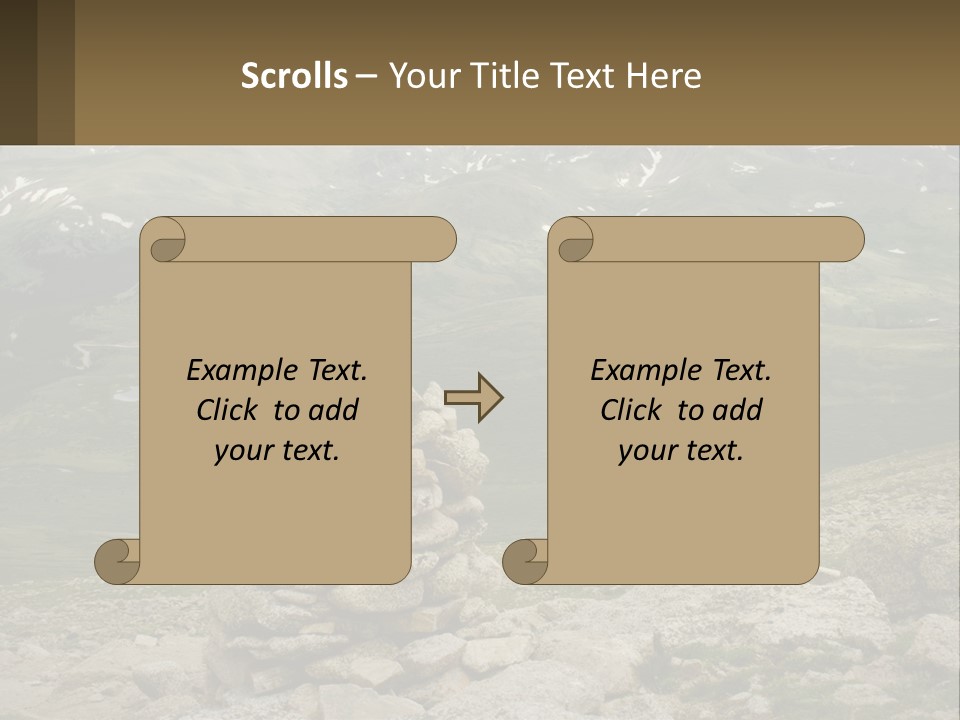Vista Range Altitude PowerPoint Template