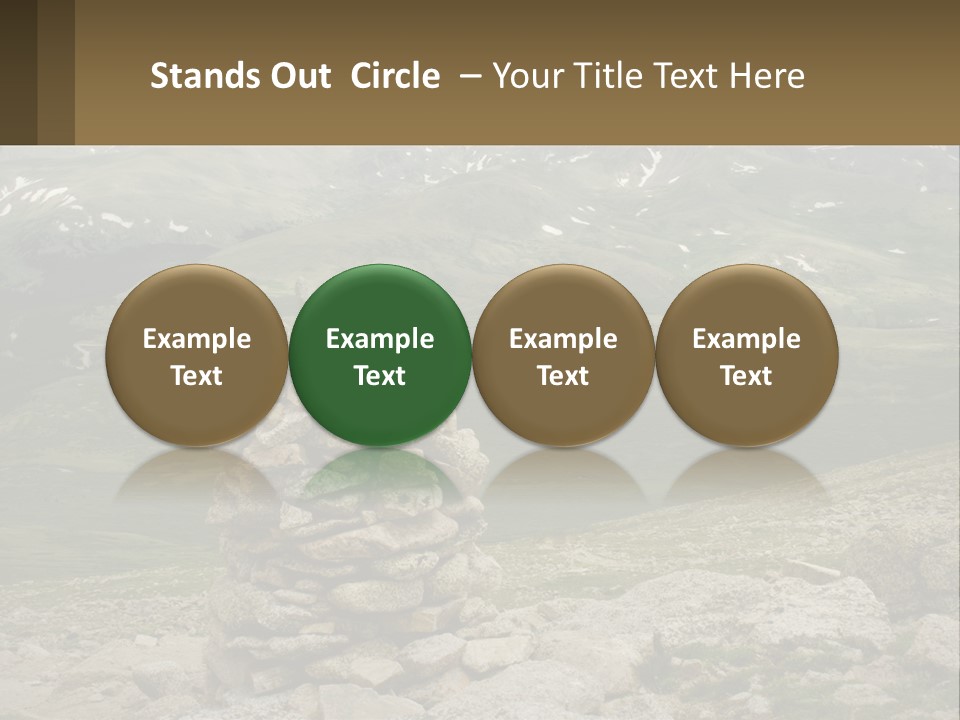 Vista Range Altitude PowerPoint Template