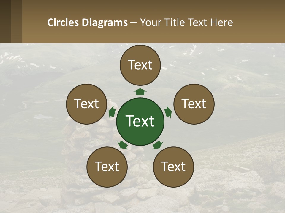 Vista Range Altitude PowerPoint Template