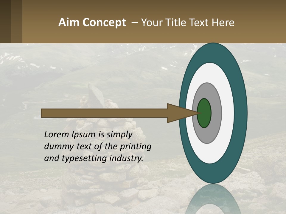 Vista Range Altitude PowerPoint Template