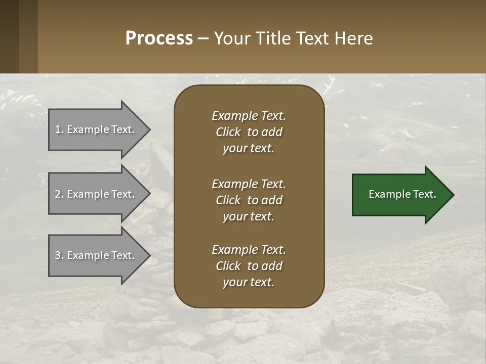 Vista Range Altitude PowerPoint Template