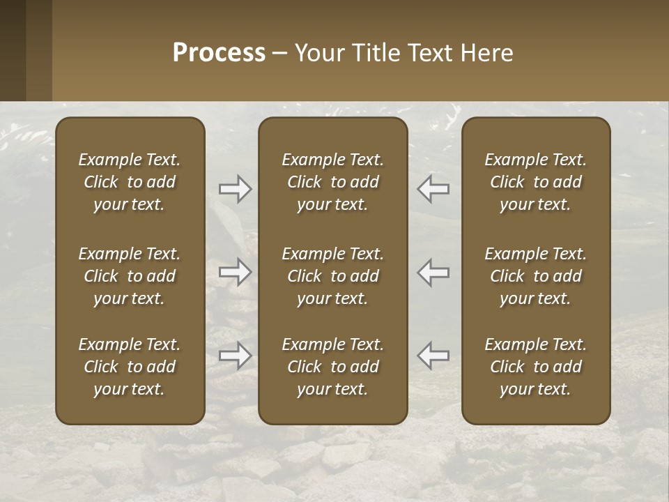 Vista Range Altitude PowerPoint Template