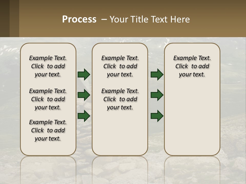 Vista Range Altitude PowerPoint Template