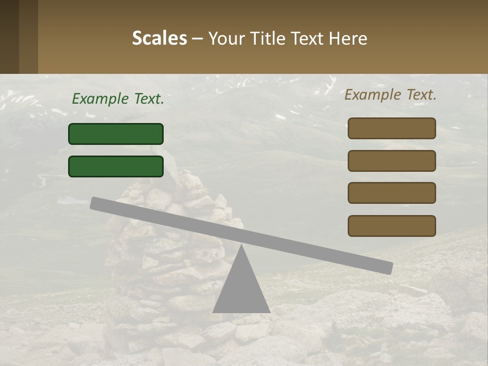 Vista Range Altitude PowerPoint Template