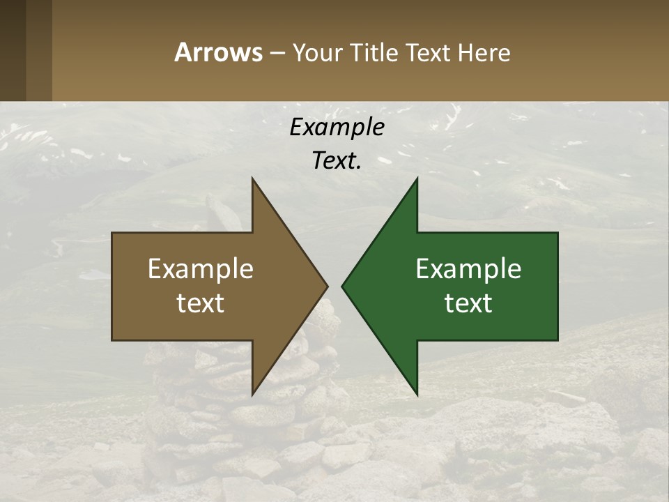Vista Range Altitude PowerPoint Template
