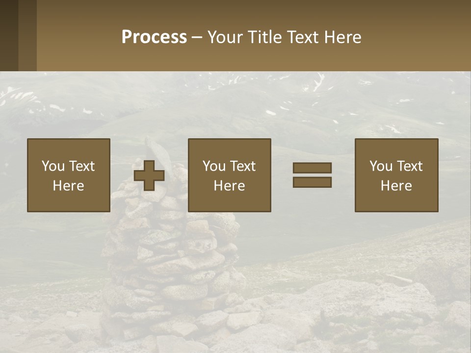 Vista Range Altitude PowerPoint Template