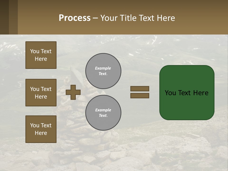Vista Range Altitude PowerPoint Template