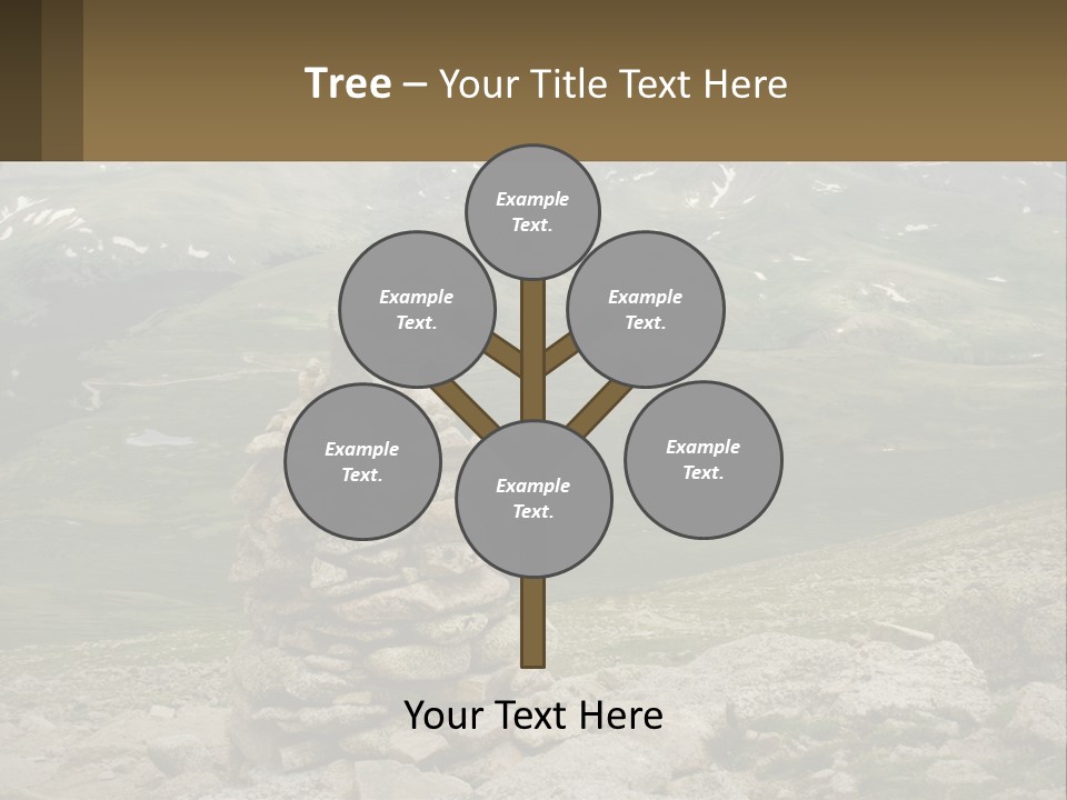 Vista Range Altitude PowerPoint Template