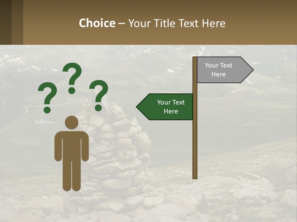 Vista Range Altitude PowerPoint Template