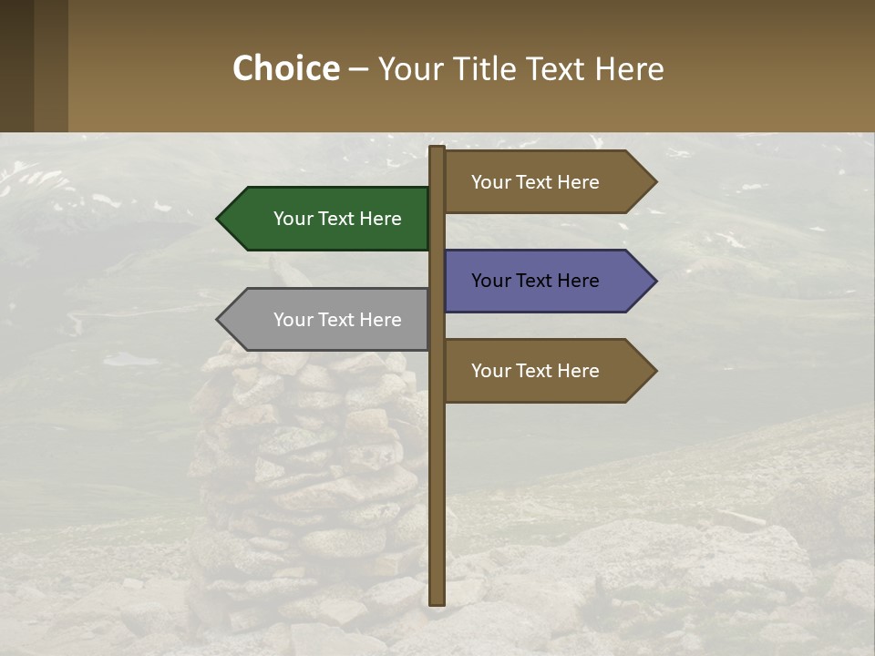 Vista Range Altitude PowerPoint Template