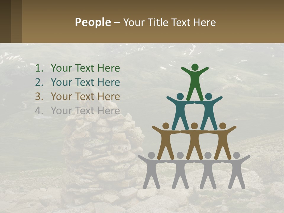 Vista Range Altitude PowerPoint Template