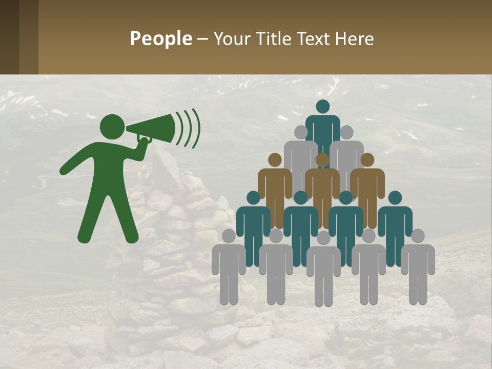 Vista Range Altitude PowerPoint Template