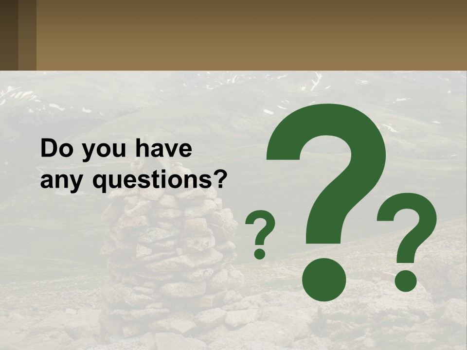 Vista Range Altitude PowerPoint Template