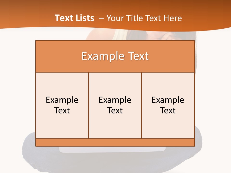 A Woman Sitting On The Floor With A Laptop PowerPoint Template