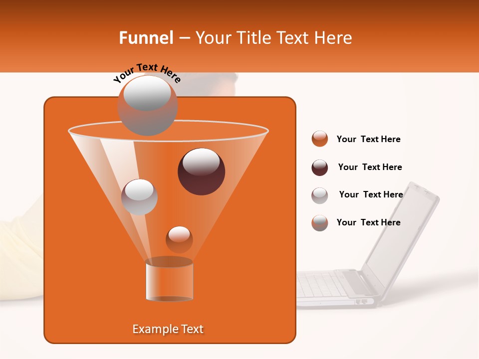 A Woman Laying On The Ground With A Laptop In Front Of Her PowerPoint Template