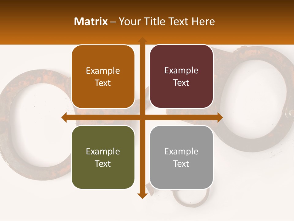 Bracelet Police Isolated PowerPoint Template